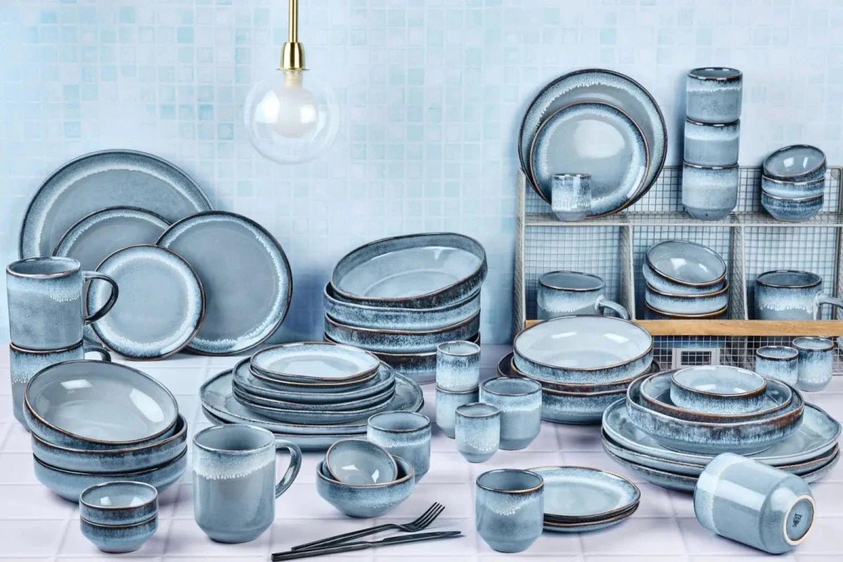 Geschirr Sets in Farbe Blau - Björn Shop
