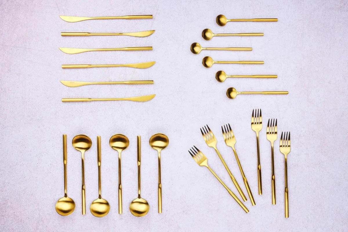 Björn Besteck - Set ABEL - 24 tlg. - Gold kaufen Bjorn Schweiz Webshop Onlineshop