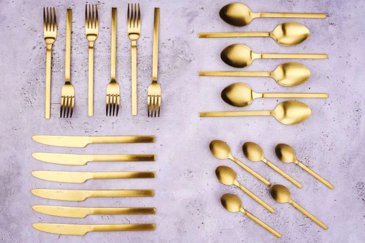 Björn Besteck - Set EMUND - 24 tlg. - Gold kaufen Bjorn Schweiz Webshop Onlineshop