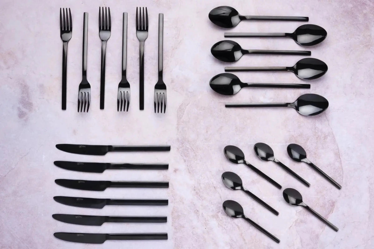 Björn Besteck - Set EMUND - 24 tlg. - Schwarz kaufen Bjorn Schweiz Webshop Onlineshop