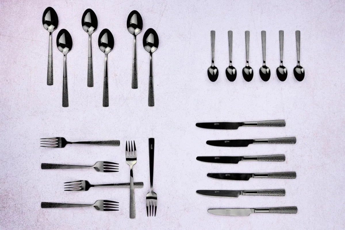 Björn Besteck - Set FINN - 24 tlg. - Schwarz kaufen Bjorn Schweiz Webshop Onlineshop
