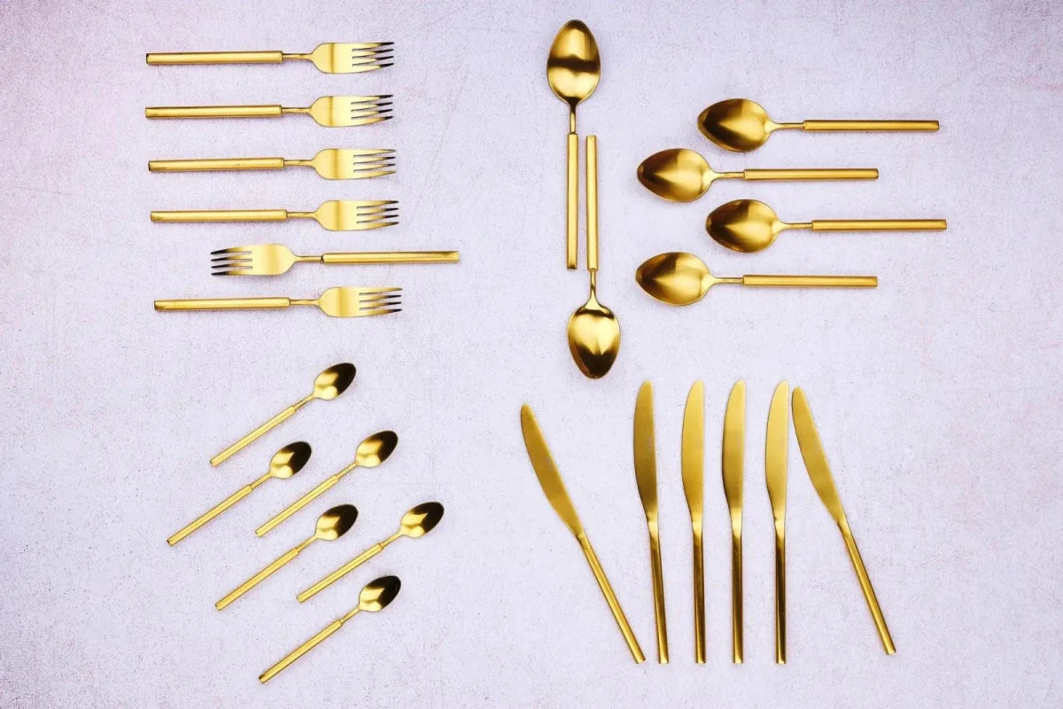 Björn Besteck - Set VIGGO - 24 tlg. - Gold kaufen Bjorn Schweiz Webshop Onlineshop