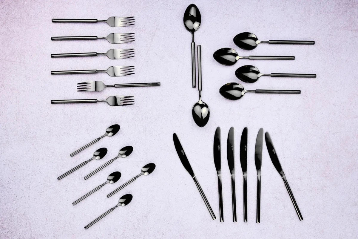 Björn Besteck - Set VIGGO - 24 tlg. - Schwarz kaufen Bjorn Schweiz Webshop Onlineshop