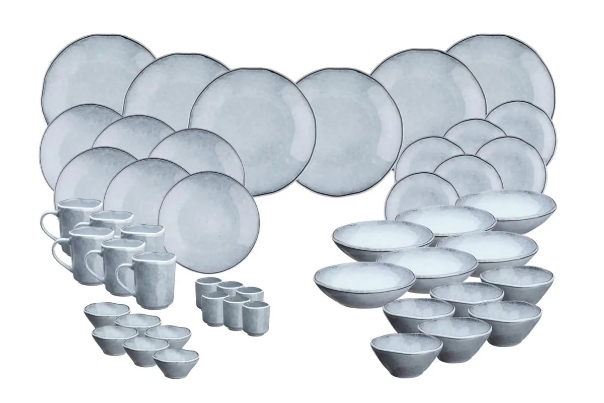 Björn Geschirr - Set CLOUD - 48 tlg. - Sturmgrau kaufen Bjorn Schweiz Webshop Onlineshop