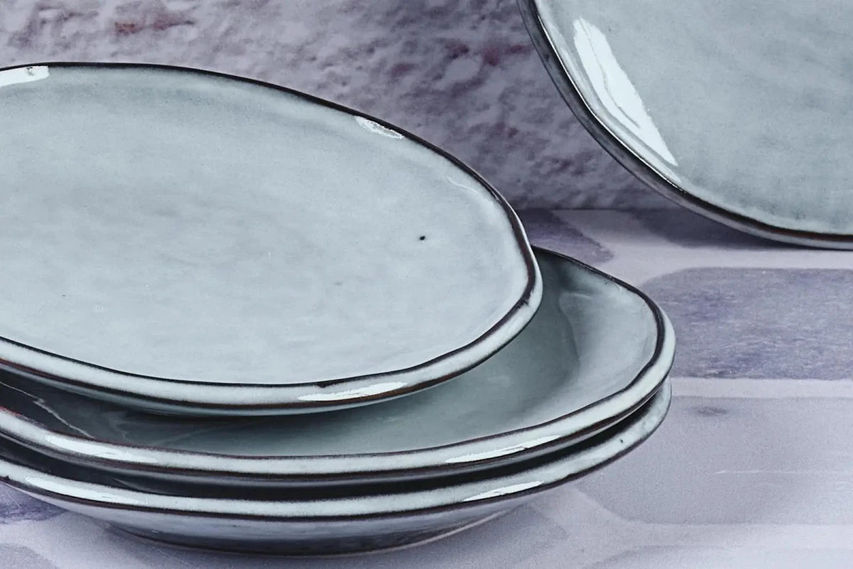 Björn Geschirr - Set CLOUD - 6 Personen 18 tlg. - Grau kaufen Bjorn Schweiz Webshop Onlineshop