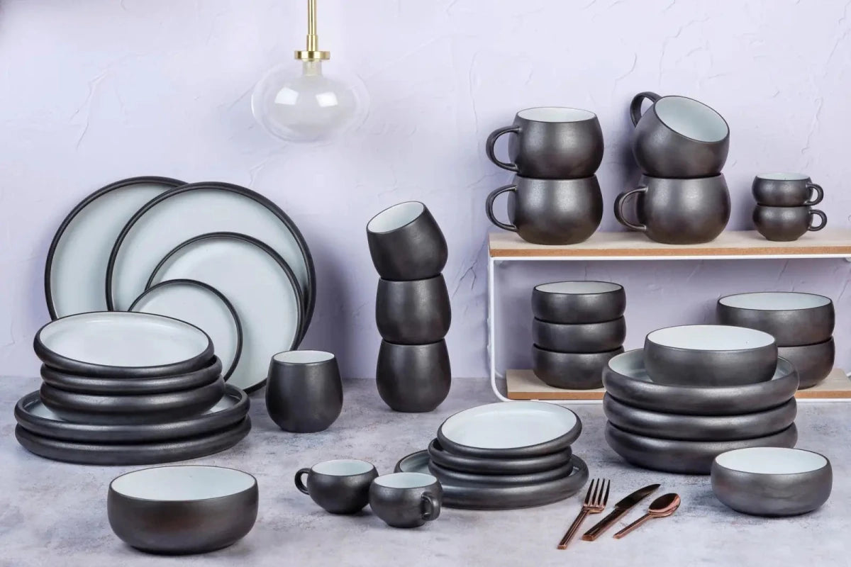 Björn Geschirr - Set GOURMET - 36 tlg. - Onyx kaufen Bjorn Schweiz Webshop Onlineshop