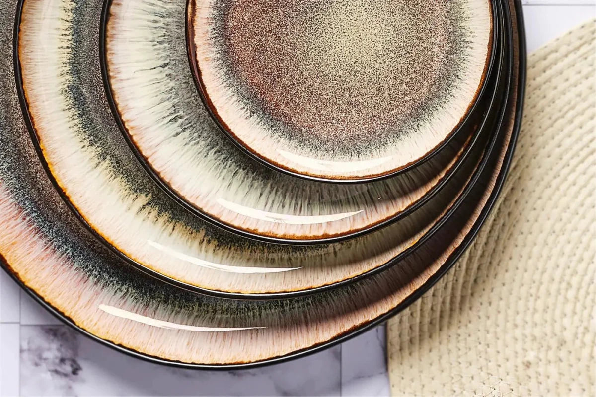 Björn Geschirr - Set IRIS - 18 tlg. - Braun kaufen Bjorn Schweiz Webshop Onlineshop