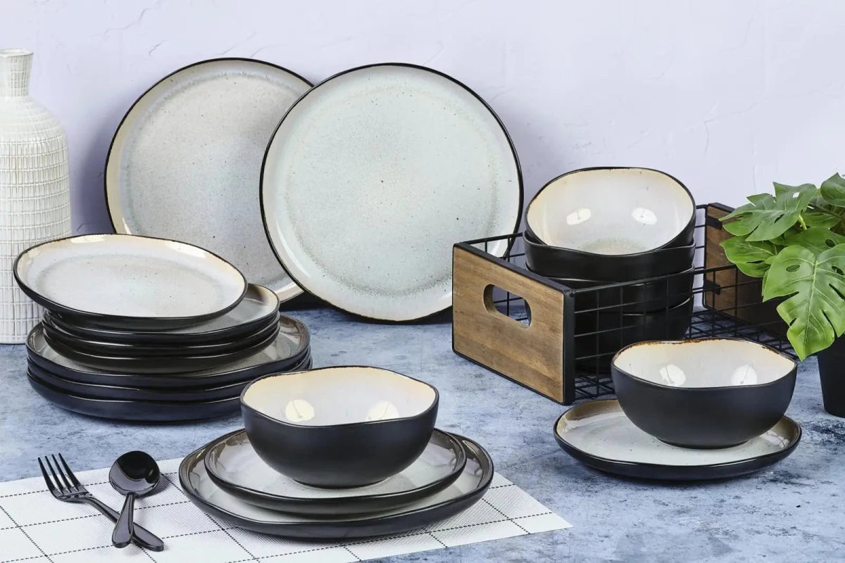 Björn Geschirr - Set IRIS - 18 tlg. - Elfenbeinweiss kaufen Bjorn Schweiz Webshop Onlineshop