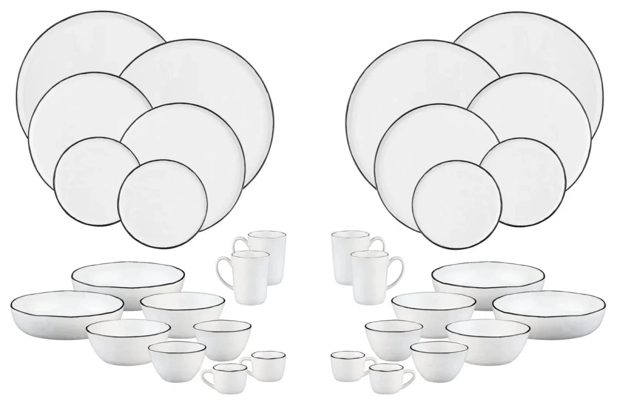 Björn Geschirr - Set PURE - 32 tlg. - Weiss kaufen Bjorn Schweiz Webshop Onlineshop