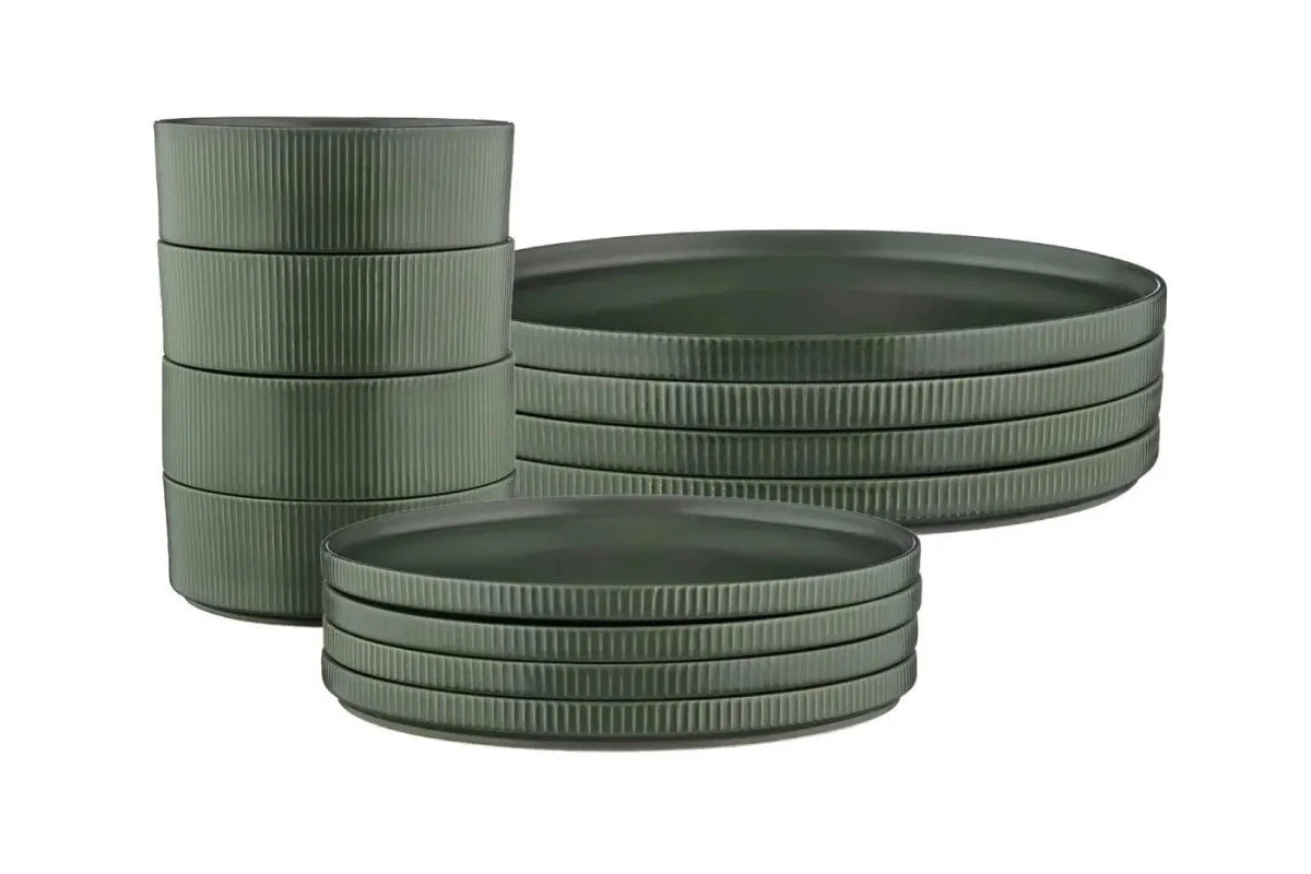 Björn Geschirr - Set SCANDI - 12 tlg. - Oliv kaufen Bjorn Schweiz Webshop Onlineshop
