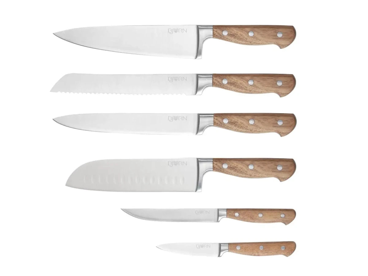 Björn Küchenmesser - Set JAKOB - 6 tlg. - Braun kaufen Bjorn Schweiz Webshop Onlineshop