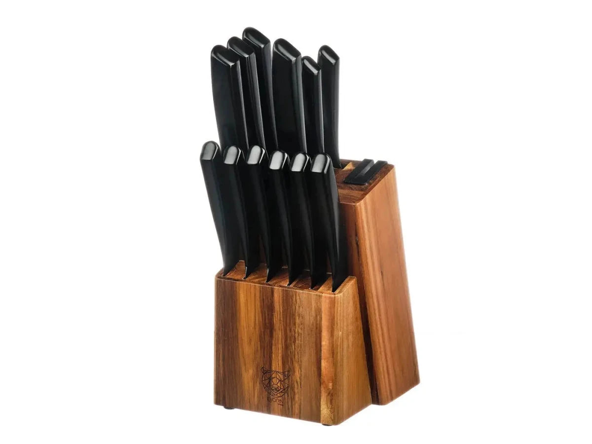 Björn Küchenmesserblock JENSEN LOVIISA - 14 tlg. - Braun,Schwarz kaufen Bjorn Schweiz Webshop Onlineshop