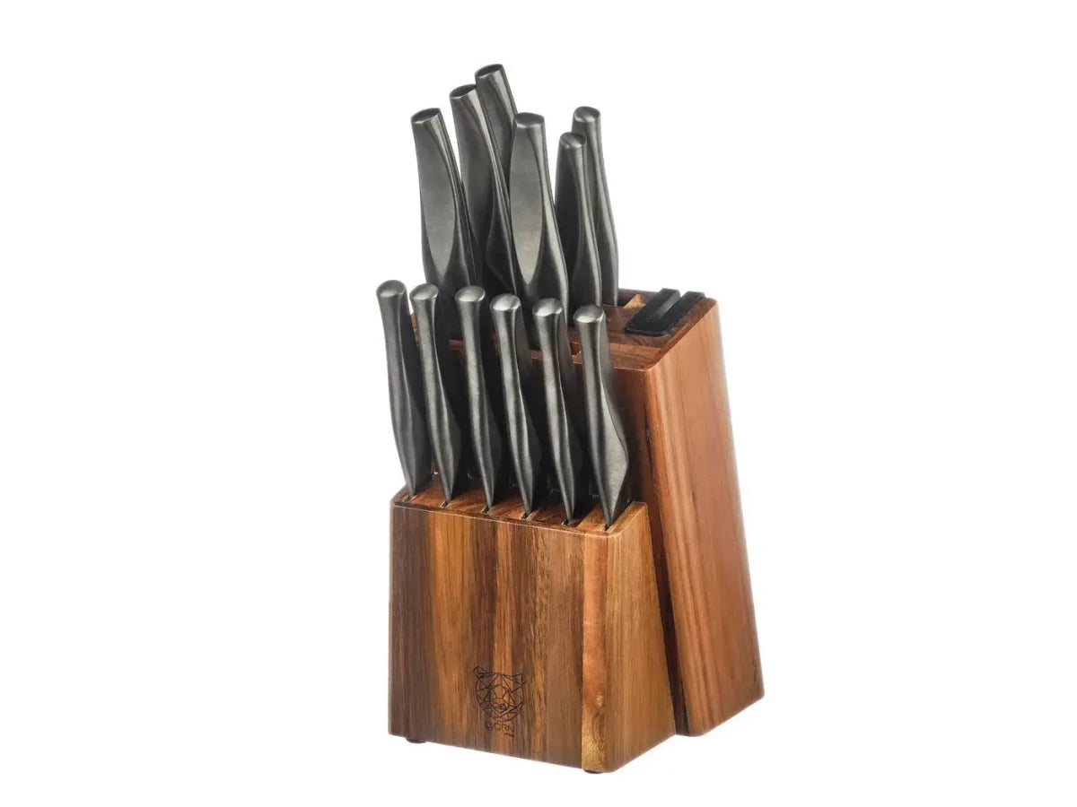 Björn Küchenmesserblock LARUS LOVIISA - 14 tlg. - Braun,Grau kaufen Bjorn Schweiz Webshop Onlineshop