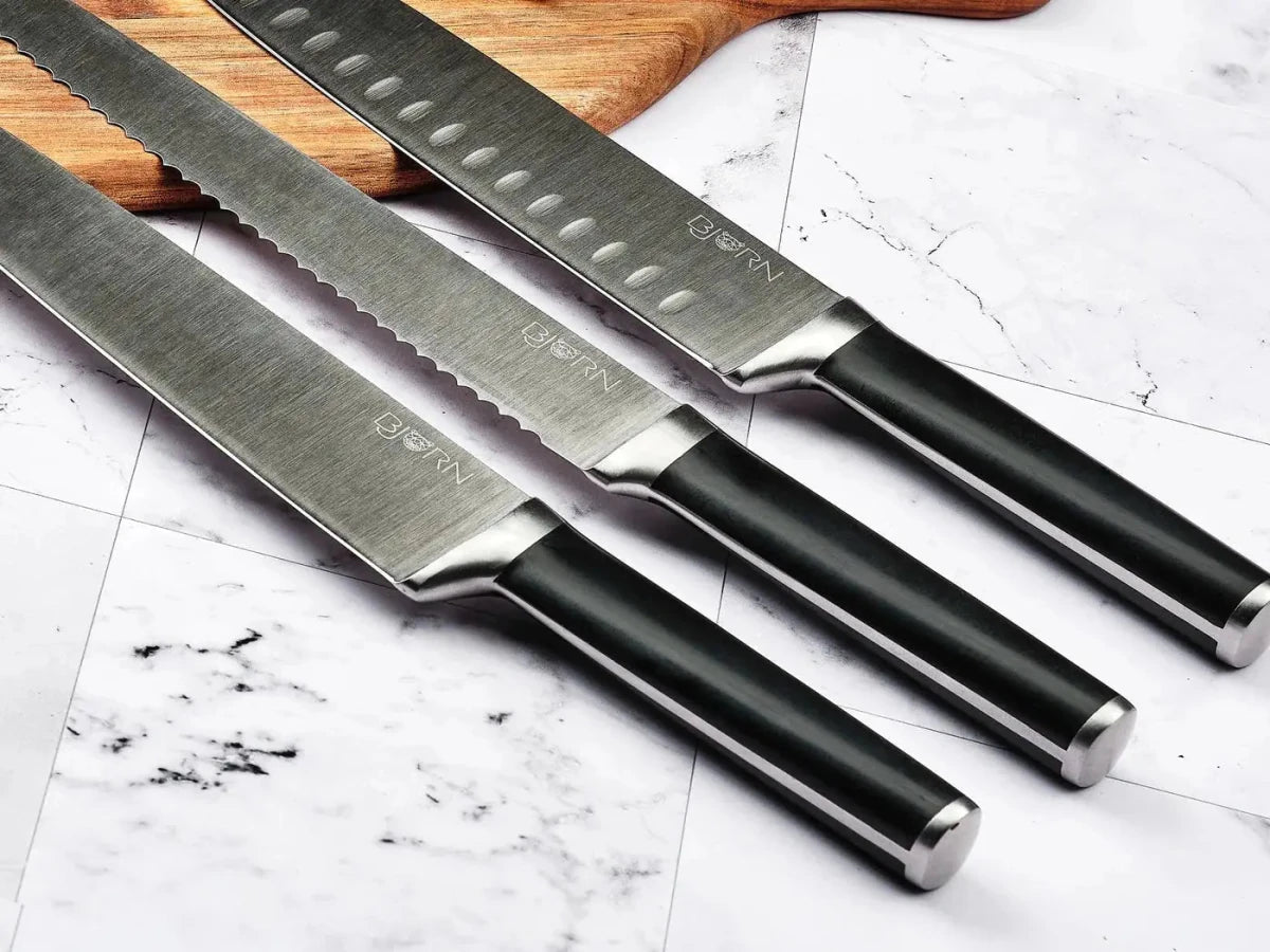 Björn Küchenmesserblock mit Steakmessern JONA LOVIISA - 14 tlg. - Braun,Schwarz kaufen Bjorn Schweiz Webshop Onlineshop