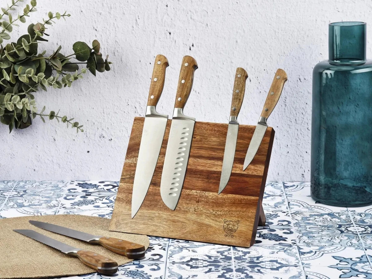 Björn Küchenmesserblock - Set JAKOB VANTAA - 7 tlg. - Braun kaufen Bjorn Schweiz Webshop Onlineshop