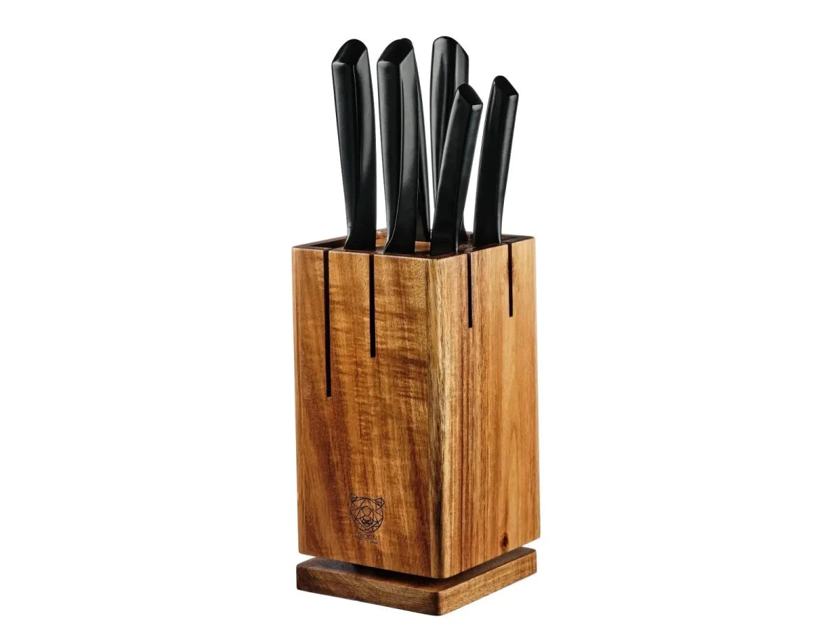 Björn Küchenmesserblock - Set JENSEN SKAGEN - 7 tlg. - Schwarz kaufen Bjorn Schweiz Webshop Onlineshop