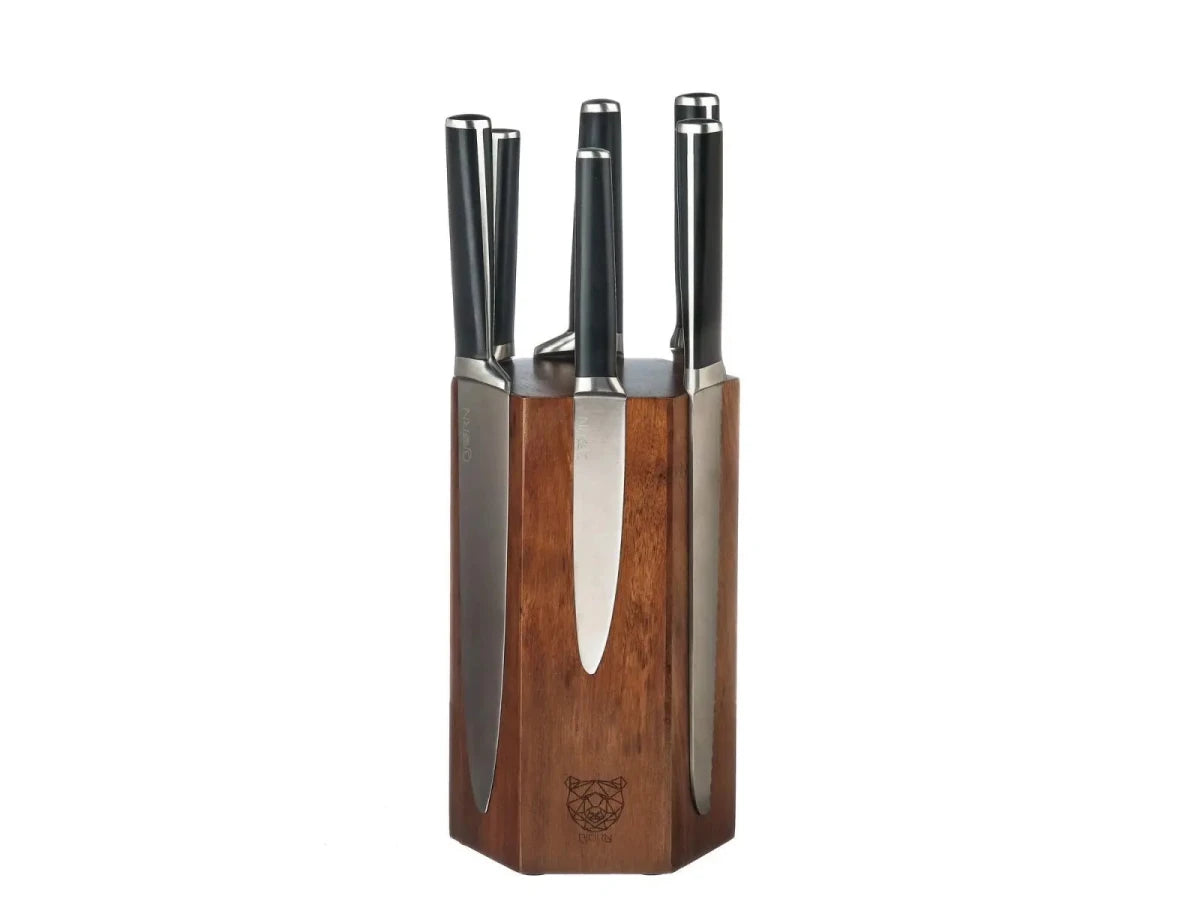 Björn Küchenmesserblock - Set JONA IMATRA - 7 tlg. - Braun kaufen Bjorn Schweiz Webshop Onlineshop