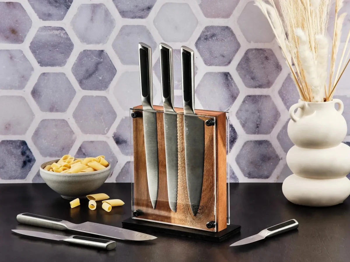 Björn Küchenmesserblock - Set LOKI RAUMA - 7 tlg. - Braun kaufen Bjorn Schweiz Webshop Onlineshop