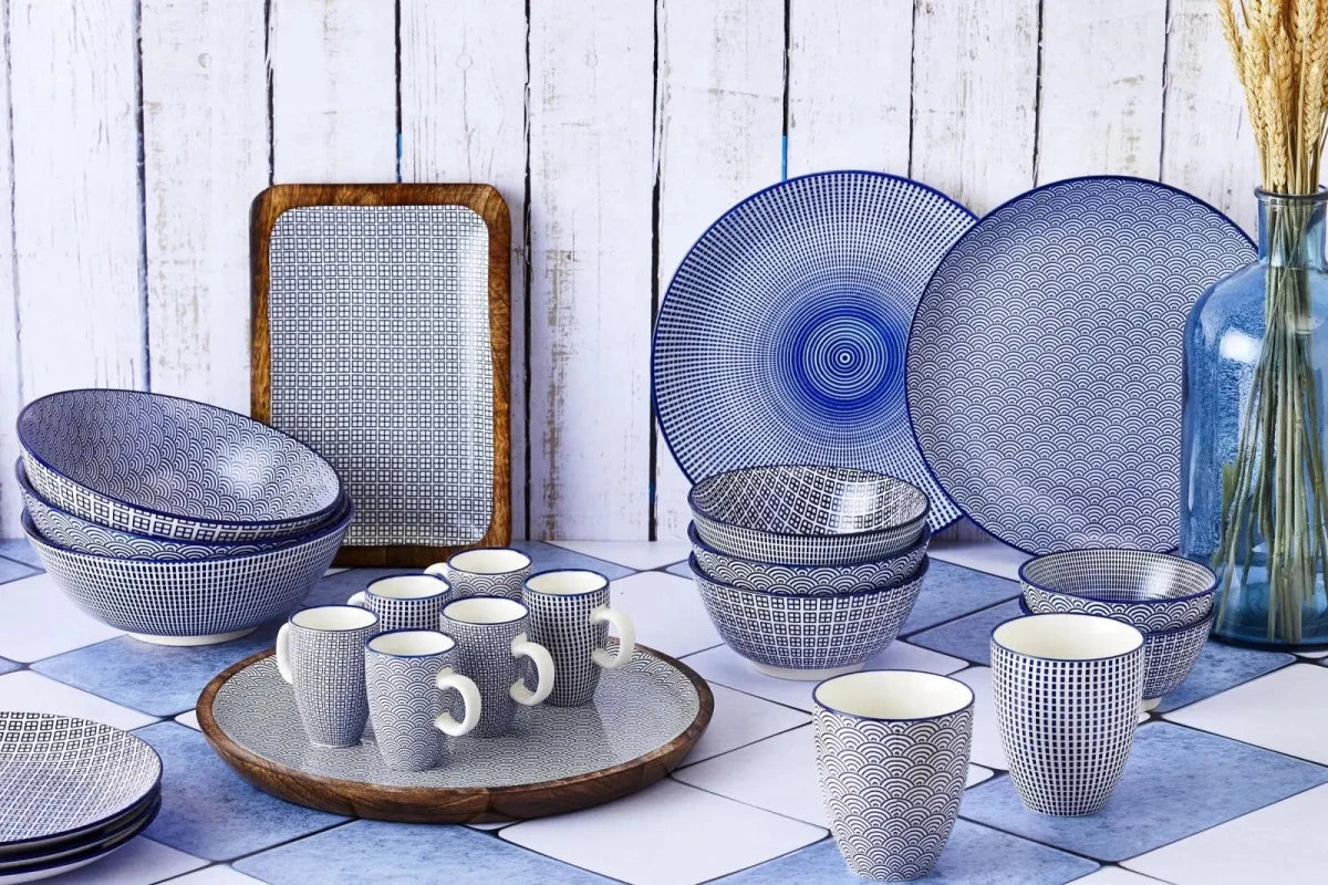 Björn Schalen PATTERN Ø15cm - 6 tlg. - Dunkelblau kaufen Bjorn Schweiz Webshop Onlineshop