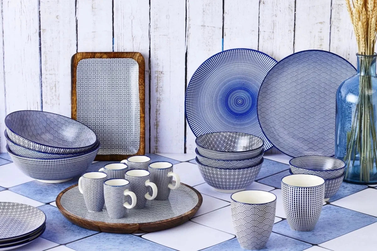 Björn Schalen PATTERN Ø21cm - 6 tlg. - Dunkelblau kaufen Bjorn Schweiz Webshop Onlineshop