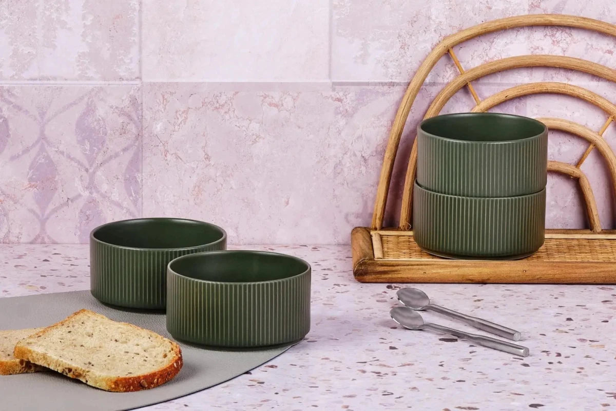 Björn Schalen SCANDI Ø12cm - 4 tlg. - Oliv kaufen Bjorn Schweiz Webshop Onlineshop
