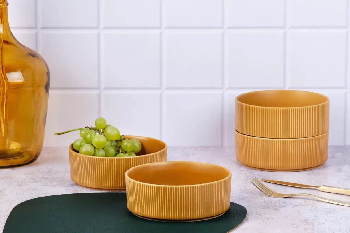 Björn Schalen SCANDI Ø16,5cm - 4 tlg. - Ocker kaufen Bjorn Schweiz Webshop Onlineshop