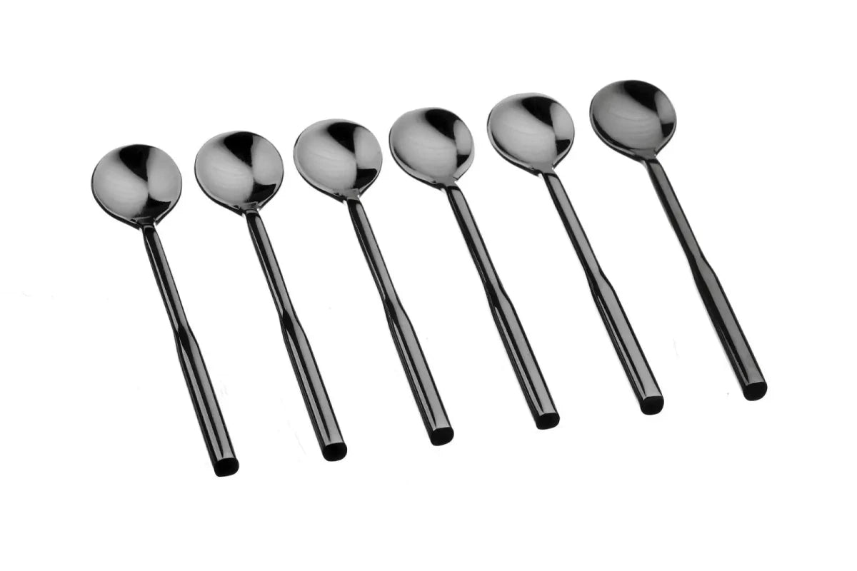 Björn Set mit 6 kleinen Löffel ABEL - 6 tlg. - Schwarz kaufen Bjorn Schweiz Webshop Onlineshop