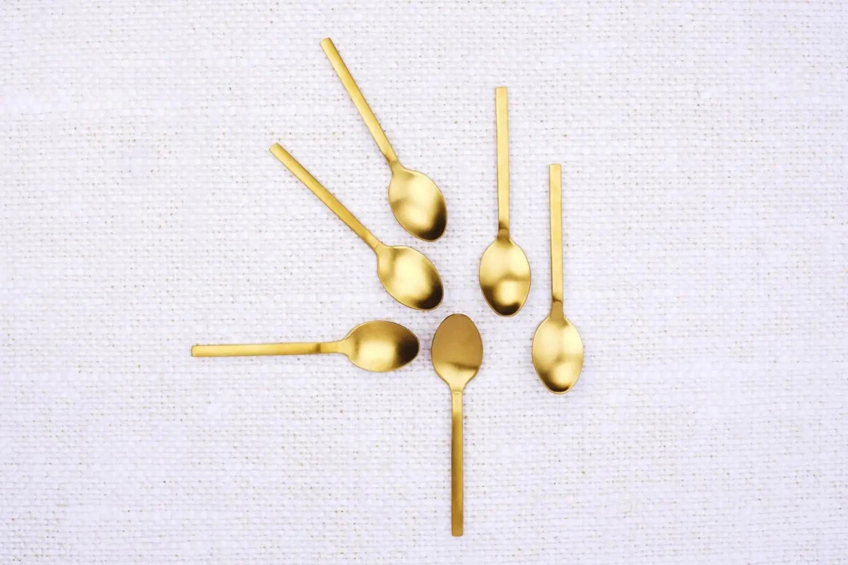Björn Set mit 6 kleinen Löffel EMUND - 6 tlg. - Gold kaufen Bjorn Schweiz Webshop Onlineshop