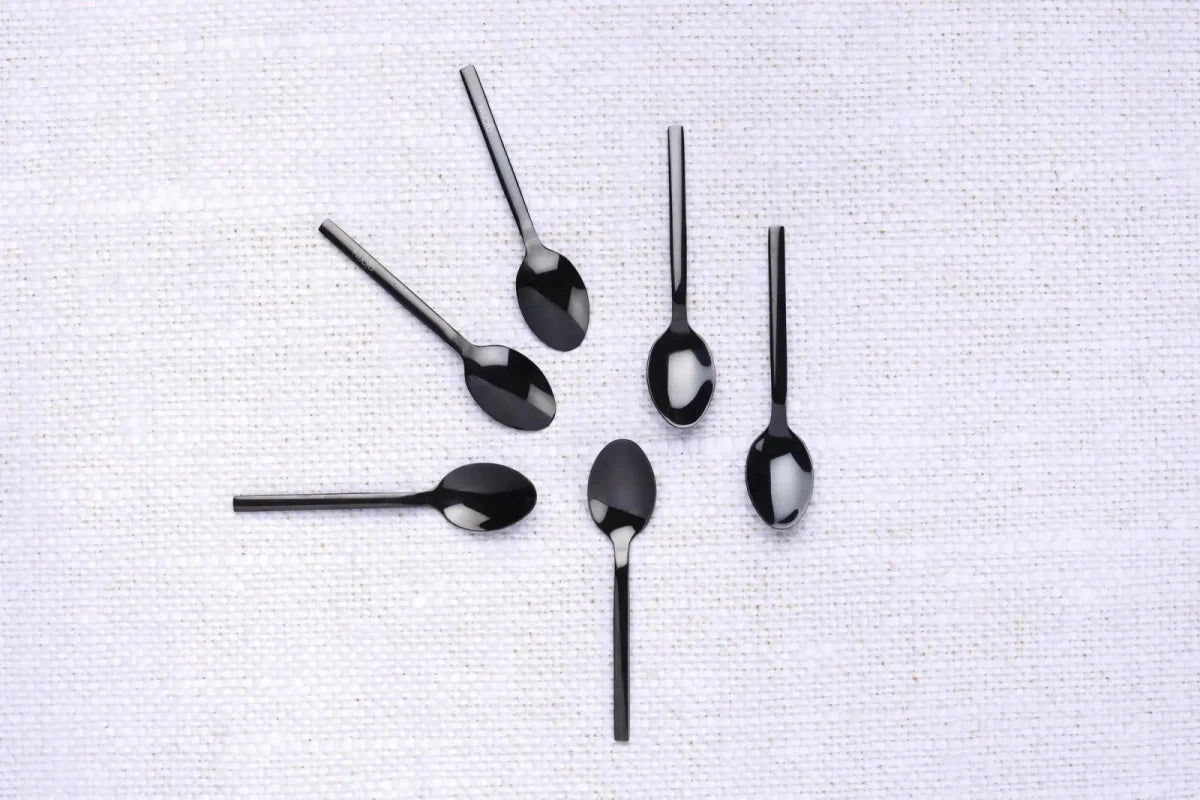 Björn Set mit 6 kleinen Löffel EMUND - 6 tlg. - Schwarz kaufen Bjorn Schweiz Webshop Onlineshop