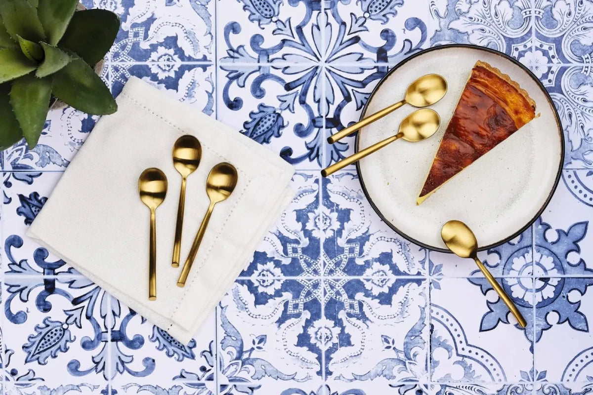 Björn Set mit 6 kleinen Löffel KNUT - 6 tlg. - Gold kaufen Bjorn Schweiz Webshop Onlineshop