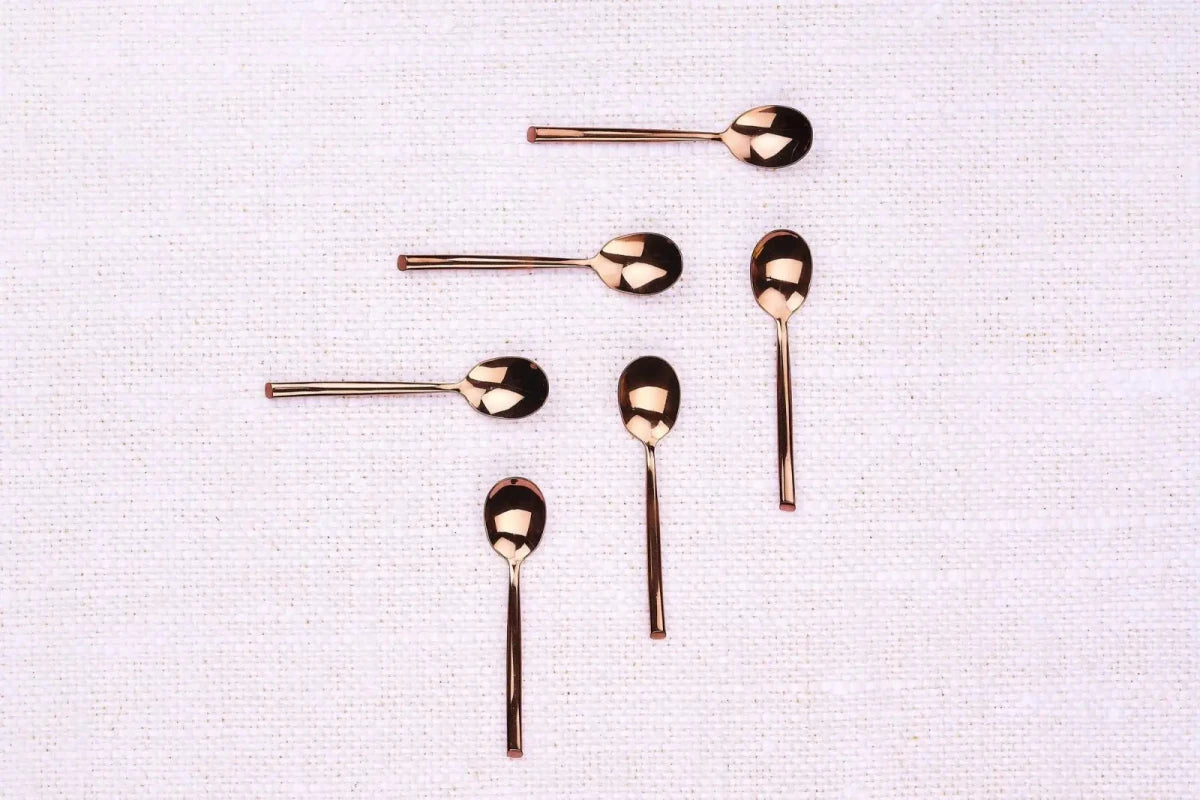 Björn Set mit 6 kleinen Löffel KNUT - 6 tlg. - Kupfer kaufen Bjorn Schweiz Webshop Onlineshop