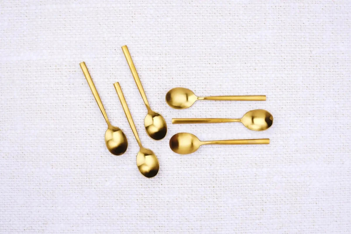 Björn Set mit 6 kleinen Löffel NILS - 6 tlg. - Gold kaufen Bjorn Schweiz Webshop Onlineshop