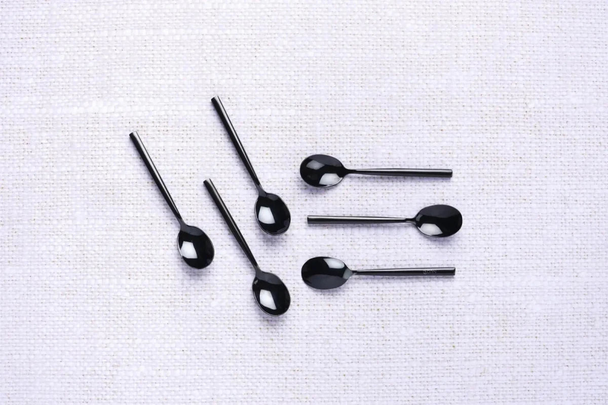 Björn Set mit 6 kleinen Löffel NILS - 6 tlg. - Schwarz kaufen Bjorn Schweiz Webshop Onlineshop