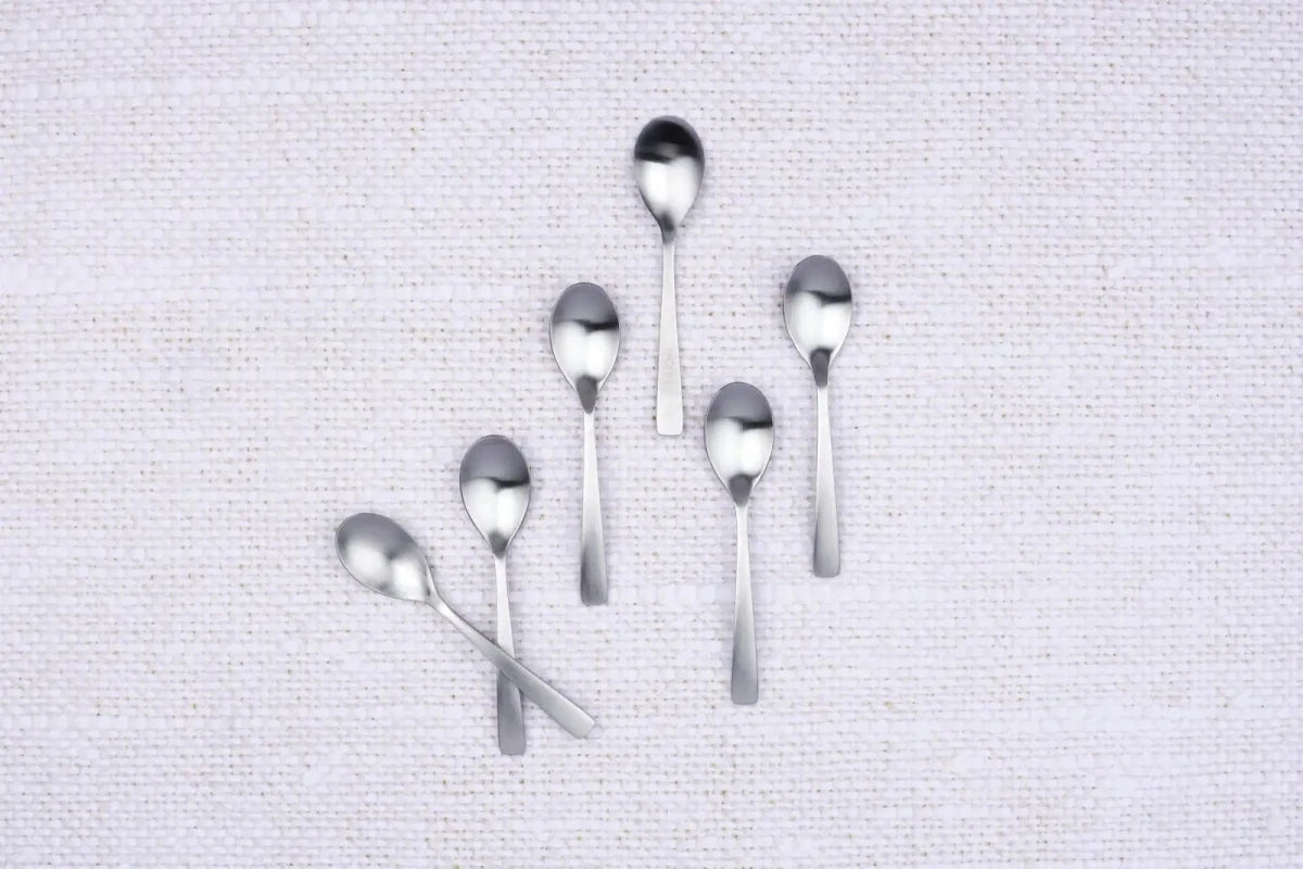 Björn Set mit 6 kleinen Löffel OGLU - 6 tlg. - Silber kaufen Bjorn Schweiz Webshop Onlineshop
