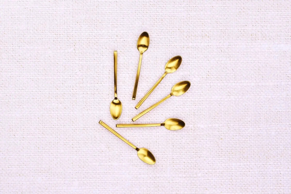 Björn Set mit 6 kleinen Löffel OLAF - 6 tlg. - Gold kaufen Bjorn Schweiz Webshop Onlineshop