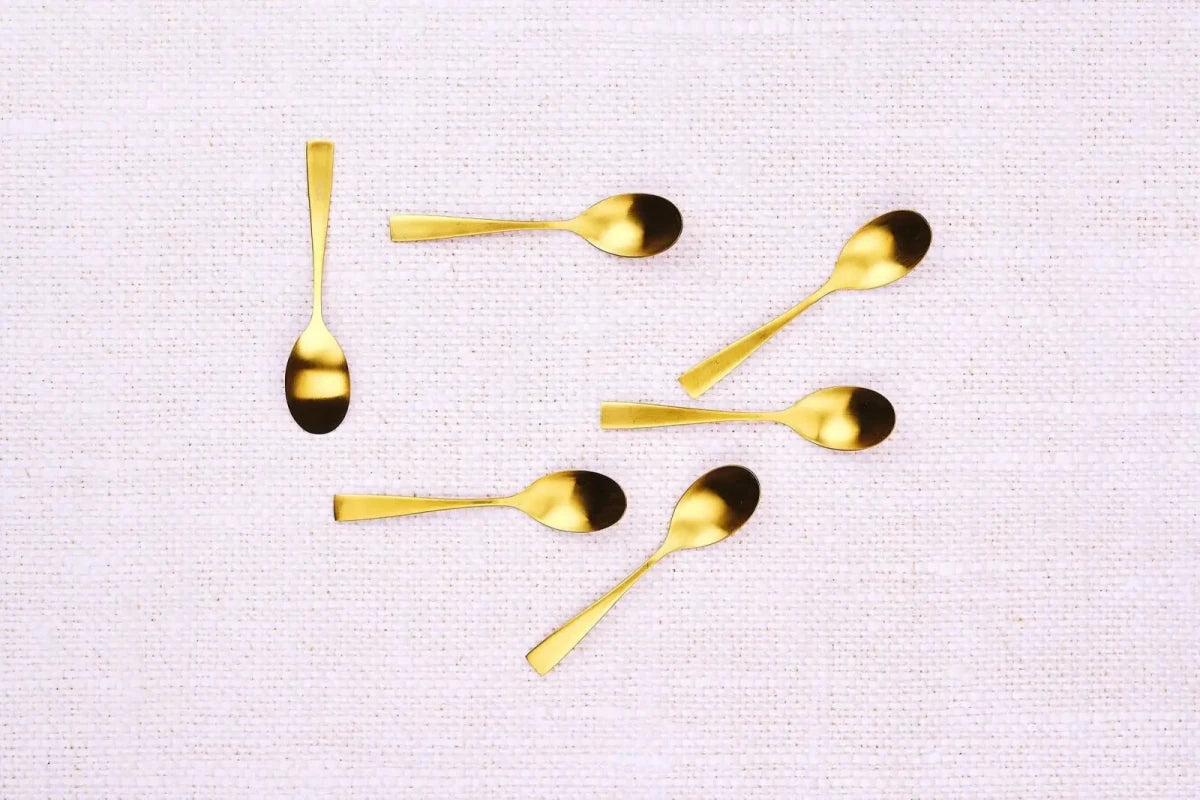 Björn Set mit 6 kleinen Löffel SVEN - 6 tlg. - Gold kaufen Bjorn Schweiz Webshop Onlineshop
