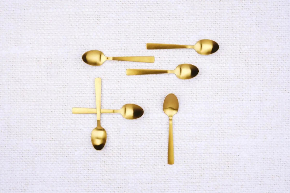 Björn Set mit 6 kleinen Löffel TELMO - 6 tlg. - Gold kaufen Bjorn Schweiz Webshop Onlineshop