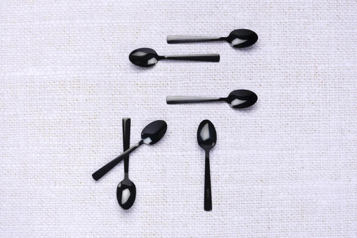 Björn Set mit 6 kleinen Löffel TELMO - 6 tlg. - Schwarz kaufen Bjorn Schweiz Webshop Onlineshop