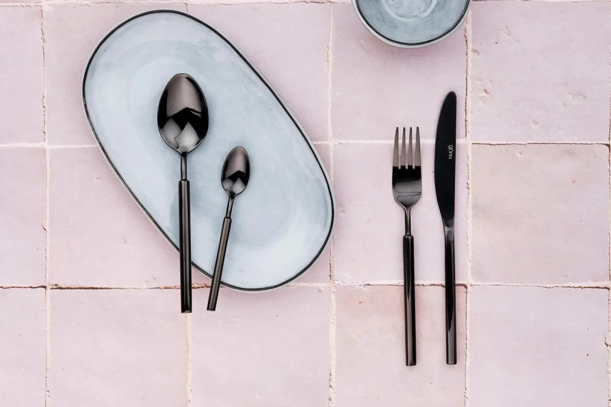 Björn Set mit 6 kleinen Löffel VIGGO - 6 tlg. - Schwarz kaufen Bjorn Schweiz Webshop Onlineshop