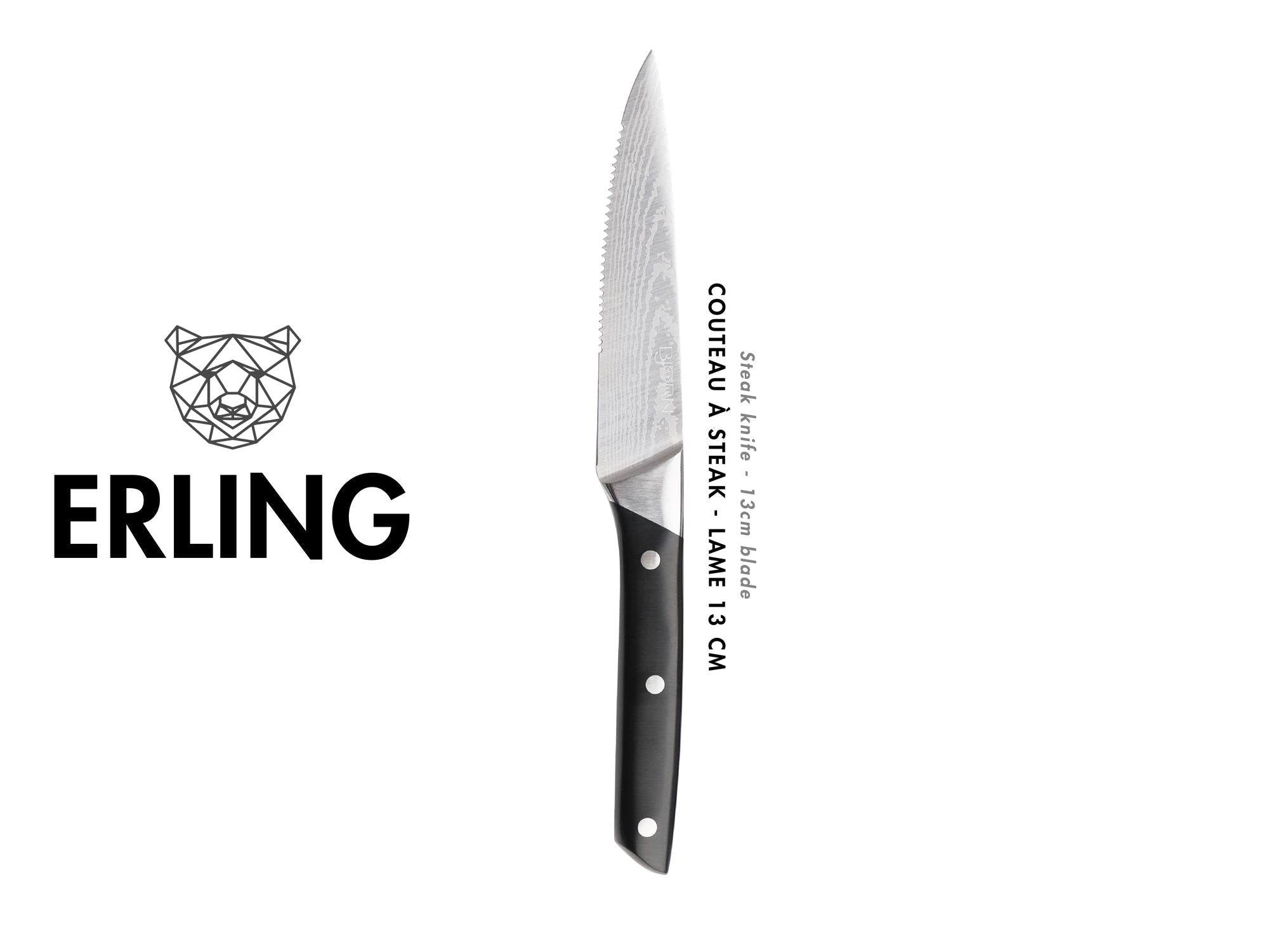 Björn Steakmesser - Set ERLING - 6 tlg. - Silber kaufen Bjorn Schweiz Webshop Onlineshop