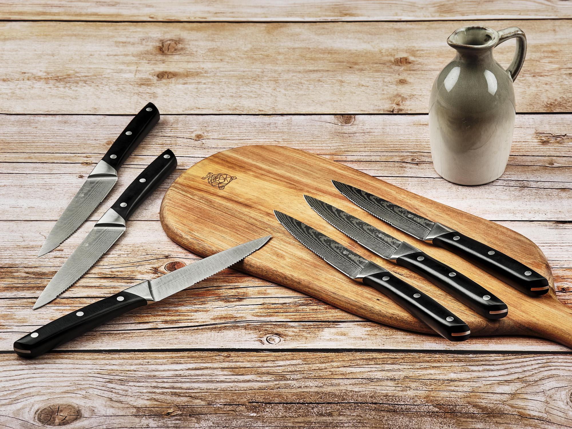 Björn Steakmesser - Set ERLING - 6 tlg. - Silber kaufen Bjorn Schweiz Webshop Onlineshop