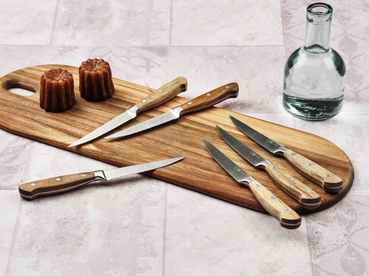 Björn Steakmesser - Set JAKOB - 6 tlg. - Braun kaufen Bjorn Schweiz Webshop Onlineshop