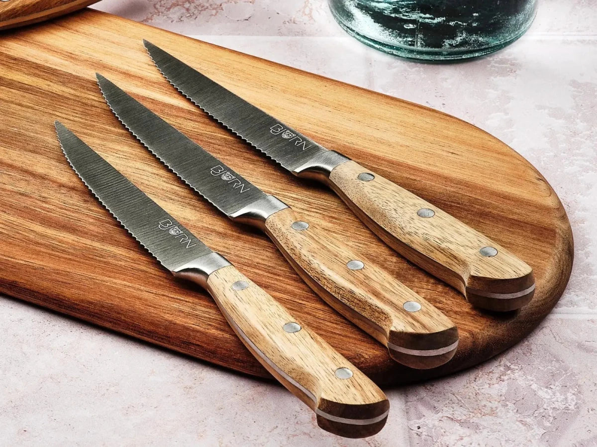 Björn Steakmesser - Set JAKOB - 6 tlg. - Braun kaufen Bjorn Schweiz Webshop Onlineshop