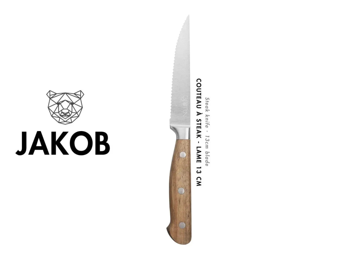 Björn Steakmesser - Set JAKOB - 6 tlg. - Braun kaufen Bjorn Schweiz Webshop Onlineshop