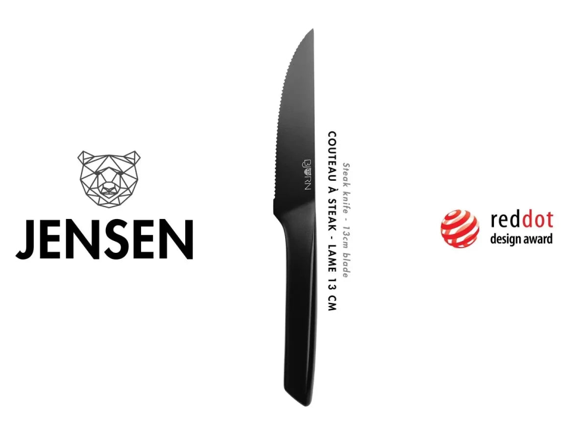 Björn Steakmesser - Set JENSEN - 6 tlg. - schwarz kaufen Bjorn Schweiz Webshop Onlineshop