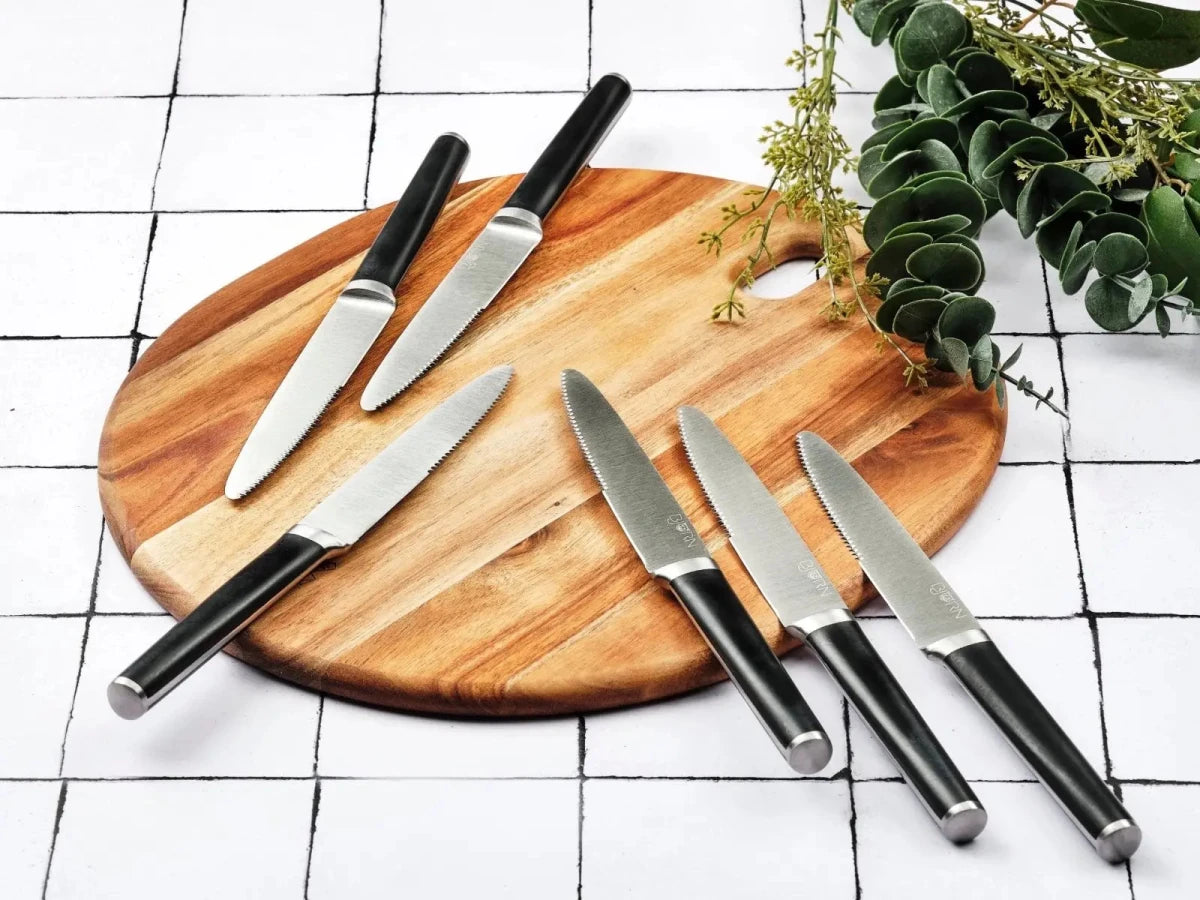 Björn Steakmesser - Set JONA - 6 tlg. - schwarz kaufen Bjorn Schweiz Webshop Onlineshop