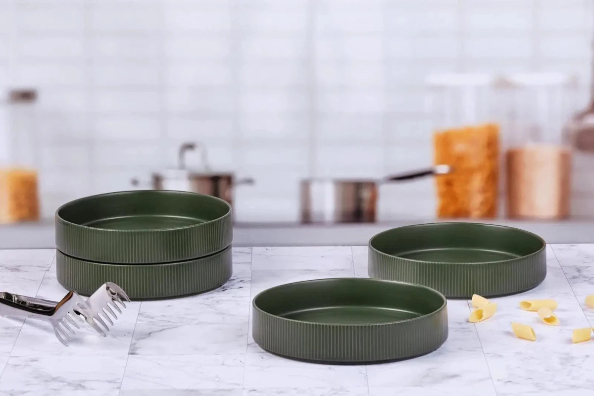 Björn Suppenteller SCANDI Ø21,5cm - 4 tlg. - Oliv kaufen Bjorn Schweiz Webshop Onlineshop