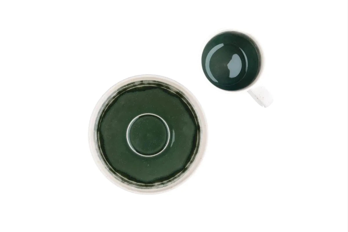 Björn Tassen 200ml und Untertasse Ø15cm OXYGEN - 12 tlg. - Graugrün kaufen Bjorn Schweiz Webshop Onlineshop