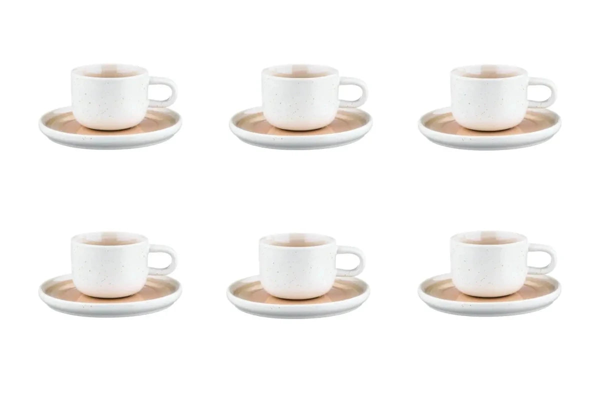Björn Tassen 200ml und Untertasse Ø15cm OXYGEN - 12 tlg. - Puderrosa kaufen Bjorn Schweiz Webshop Onlineshop