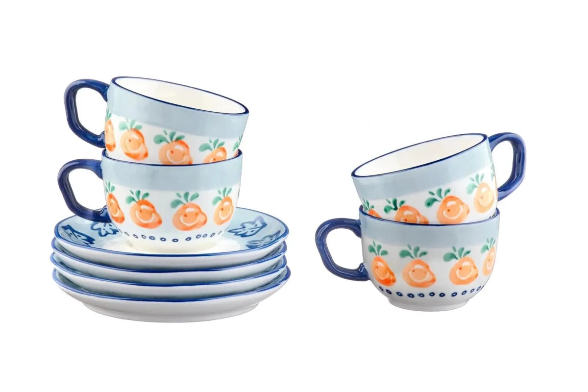 Björn Tassen - Set NAPOLI Ø15cm 200ml - 8 tlg. - Citrus kaufen Bjorn Schweiz Webshop Onlineshop